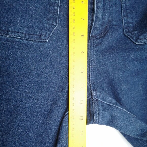 Ann Taylor Factory Ladies Size 14 Dark Wash Slight Flare Jeans - Picture 9 of 12